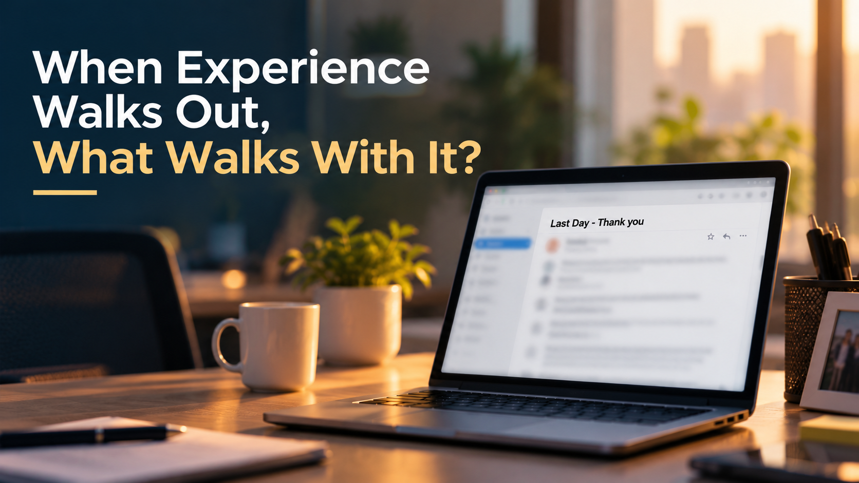 What Happens When Your Most Experienced IP Professional Leaves?